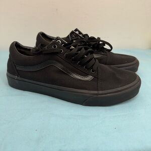VANS OLD SKOOL BLACK Size 9.5 Men’s 11 Women